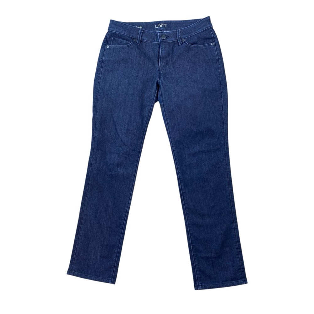 Woman’s Ann Taylor LOFT “curvy straight” jeans size 27/4P